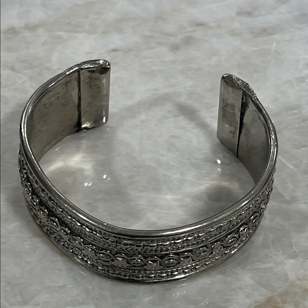 Silver Cuff Bracelet - Picture 2 of 5